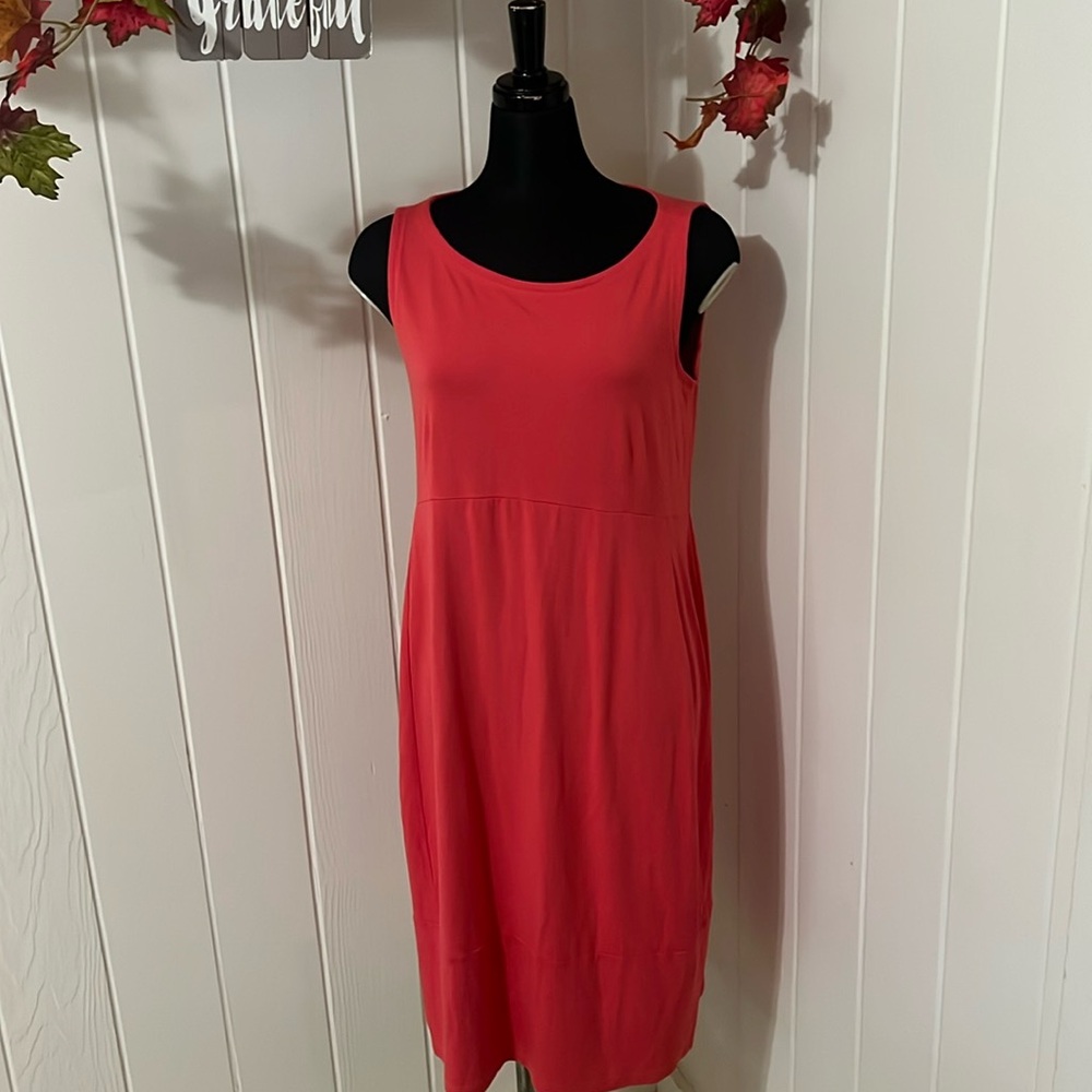 🔥🔥🔥🔥Eileen fisher wild salmon dress  S